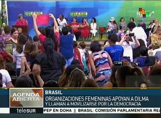 Brasil: movimiento feminista respalda a la presidenta Rousseff