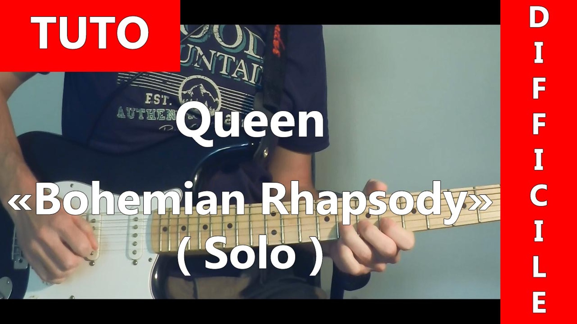 Bohemian Rhapsody ( Solo ) - Queen - TUTO Guitare - Vidéo Dailymotion