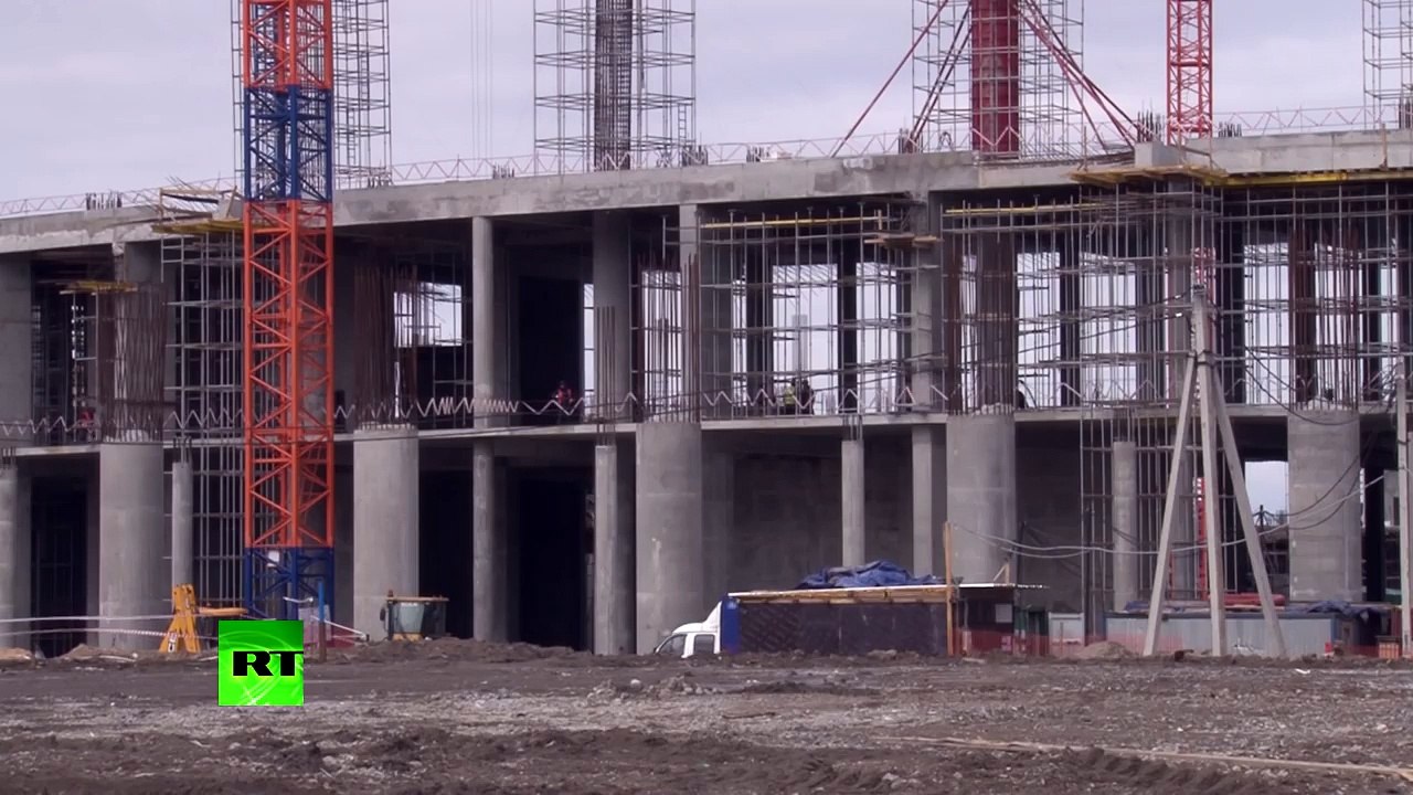 2016 год. Стадион "Нижний Новгород" строится