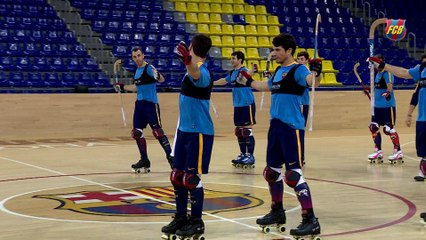 FCB Lassa (hockey): Declaraciones de Ricard Muñoz y Matías Pascual previa al partido CE Noia Freixenet - Barça Lassa