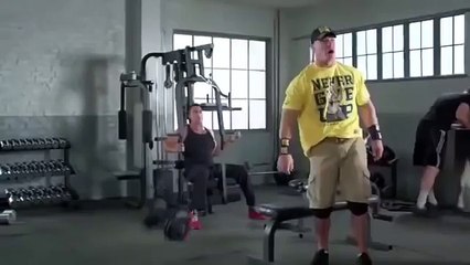 John Cena dancing moment in the GYM