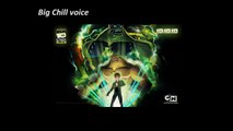 Ben 10 alien force Big Chill voice/voz