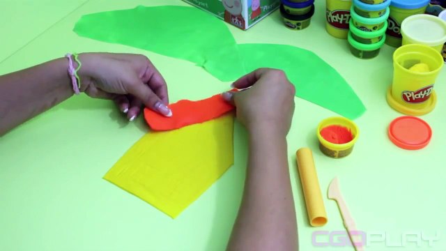 ♥ Play Doh Peppa Pig House & Playground Set (PlayDoh Set & Peppa Pig Playset for Kids) Part 3