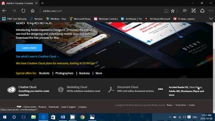 Windows 10 Technology news Friday April 8th 2016 Flash player Ransomware MS Edge Google Self driving trucks