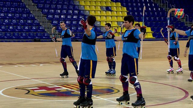FCB Lassa (hoquei): Declaracions de Ricard Muñoz i Matías Pascual prèvia al partit CE Noia Freixenet - Barça Lassa