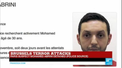 Download Video: Brussels terror attacks: Paris suspect Mohamed Abrini detained, several arrests