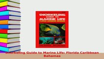 PDF  Snorkeling Guide to Marine Life Florida Caribbean Bahamas Read Online