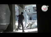 حلب 9  10 2012اشتباكات عناصر لواء عاصفة الشمال 2