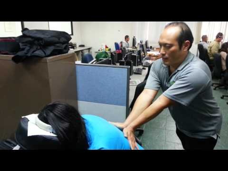 Masajes en la oficina