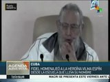Cuba: Fidel Castro rinde homenaje a la luchadora Vilma Espín Guillois