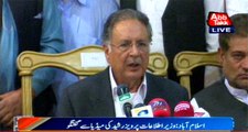 Islamabad: Federal Information Minister Pervez Rasheed media talk