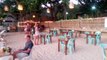 Philippines, ostrov Palawan, El Nido (Corong Corong). Sunset dinner at Greenviews restaurant.