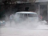 sand blasting vw t1 microbus