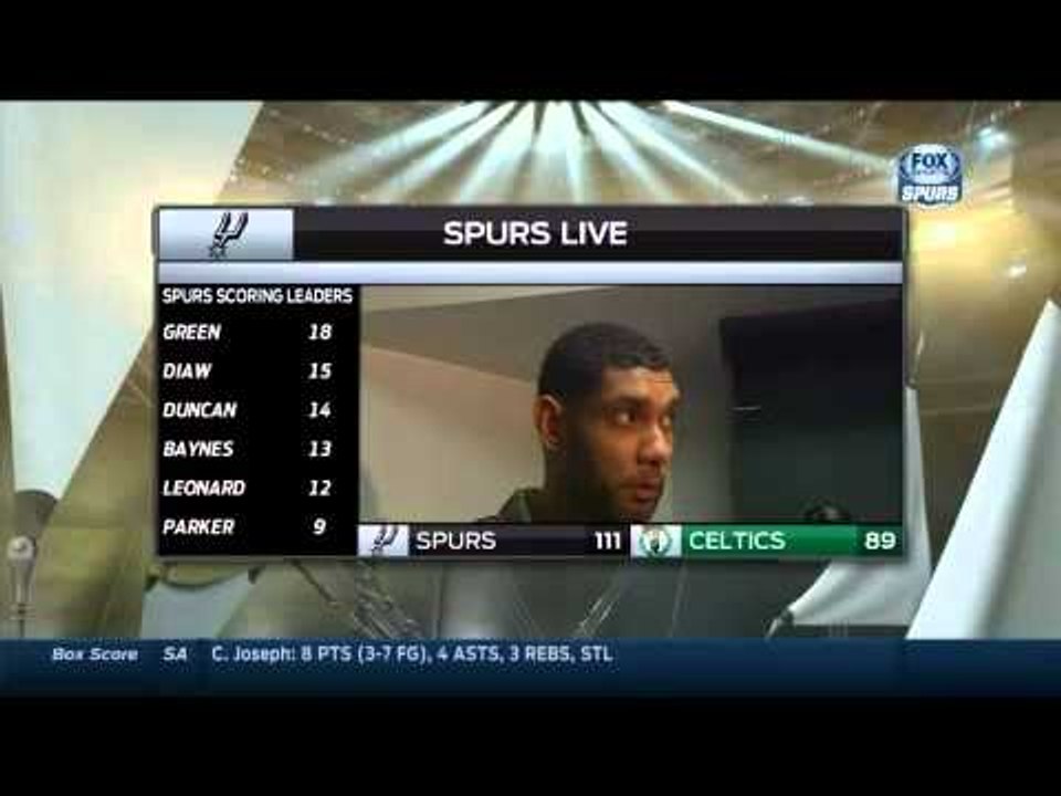 Spurs humilla a Celtics