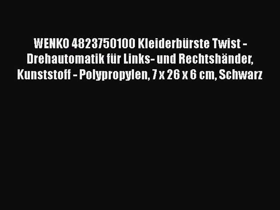 BESTE PRODUKT Zum Kaufen WENKO 4823750100 Kleiderb?rste Twist - Drehautomatik f?r Links- und