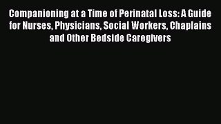 Read Companioning at a Time of Perinatal Loss: A Guide for Nurses Physicians Social Workers