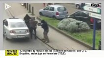 Attentats de Paris: Vidéo de l'arrestation d'un homme en pleine rue en Belgique