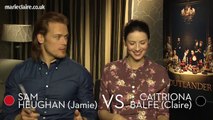 Mr and Mrs with Outlander stars Caitriona Balfe and Sam Heughan