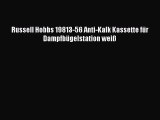 NEUES PRODUKT Zum Kaufen Russell Hobbs 19813-56 Anti-Kalk Kassette f?r Dampfb?gelstation wei?