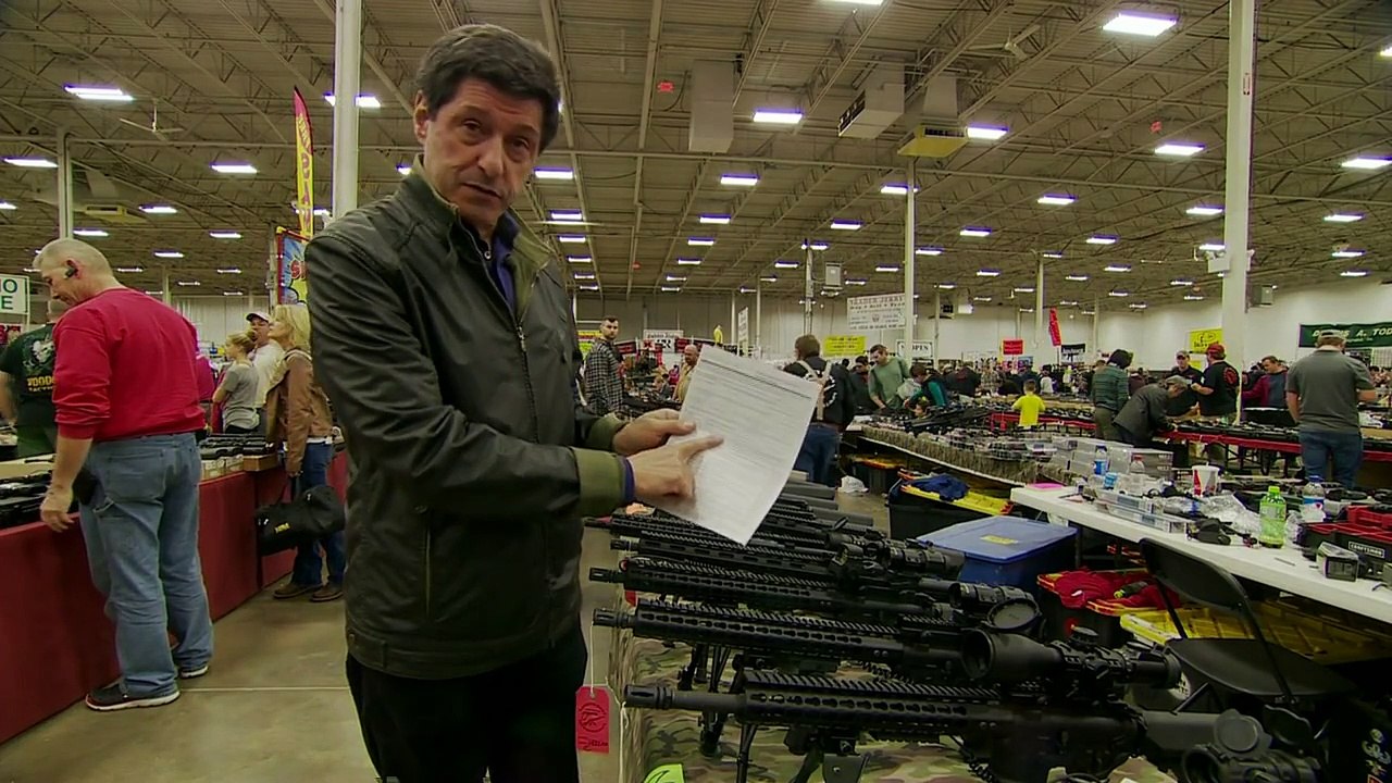 Guns for sale - inside an American gun show - BBC News