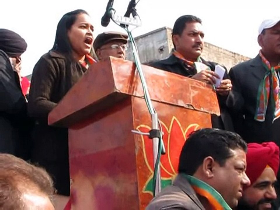 Shavari Dahra  Speech on Raj Khurana Election Rajpura Punjab India