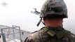 US Marines V 22 Landing on Korean Amphibious Assault Ship