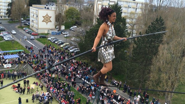 La grande traversée de la funambule