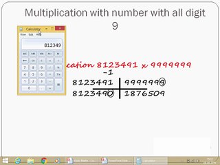 Advance Vedic Maths Multiplication and Squaring Part II (Number 9 special)