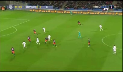 Gnaly Maxwell Cornet Goal - Montpellier  0 - 1  Lyon