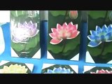 oil painting bali made lotus flower paintings wholesalesarong.com