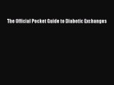 PDF The Official Pocket Guide to Diabetic Exchanges Free Books