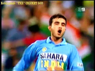 Sourav Ganguly bowling, best 20 wickets- amazing DADA celebrations! (1)