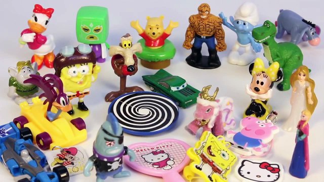 SURPRISE EGGS PEPPA PIG MOSHI MONSTERS CARS 2 MICKEY MOUSE MINNIE MOUSE PLAY DOH EGGS Part 8