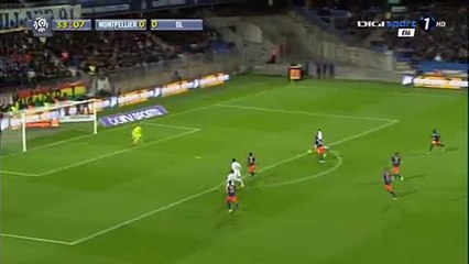 0-1 Maxwel Cornet Goal HD - Montpellier vs Lyon - 08-04-2016