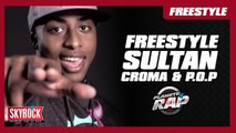 Gros Freestyle de Sultan, Croma & P.O.P dans Planète Rap !