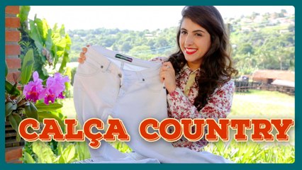 COMO CUSTOMIZAR UMA CALÇA COUNTRY GASTANDO POUCO