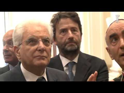 Noto (SR) - Visita del Presidente Mattarella alla Cattedrale San Nicolò di Noto (08.04.16)
