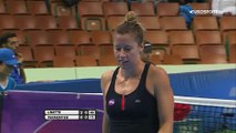 WTA Katowice: Pauline Parmentier - Magda Linette: 2-0 (Özet)