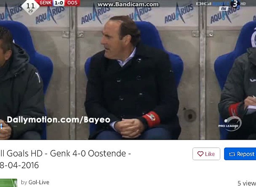 All Goals HD - Genk 4-0 Oostende - 08-04-2016