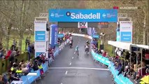 Tour du Pays Basque - Diego Rosa finit l'étape... en portant son vélo !