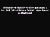 [PDF] Official 1998 National Football League Record & Fact Book (Official National Football