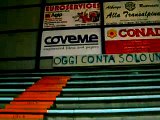 Striscione per il derby Gorizia-Trieste