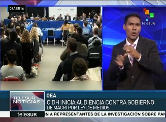 CIDH inicia audiencia contra gobierno de Macri por la Ley de Medios