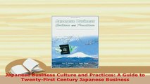 PDF  Japanese Business Culture and Practices A Guide to TwentyFirst Century Japanese Business Download Full Ebook