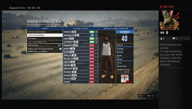 GTA V Stunters VS Rockets