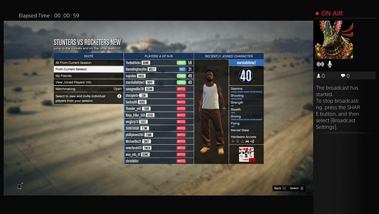GTA V Stunters VS Rockets