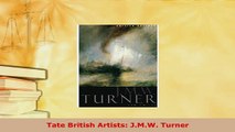 PDF  Tate British Artists JMW Turner  EBook
