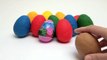 Play Doh Eggs Peppa Pig Surprise Eggs Mickey Mouse Pokemon Cars 2 Part 1