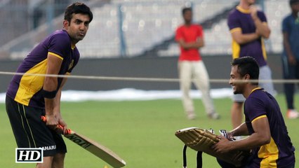 IPL 9 Kolkata Knight Riders Practice Session