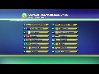 Los clasificados a la Copa Africana